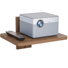 Mensola da parete WALI con supporto fino a 22 libbre, mensola TV galleggiante in legno, mensola per DVD, mensola per proiettore, mensola per deco