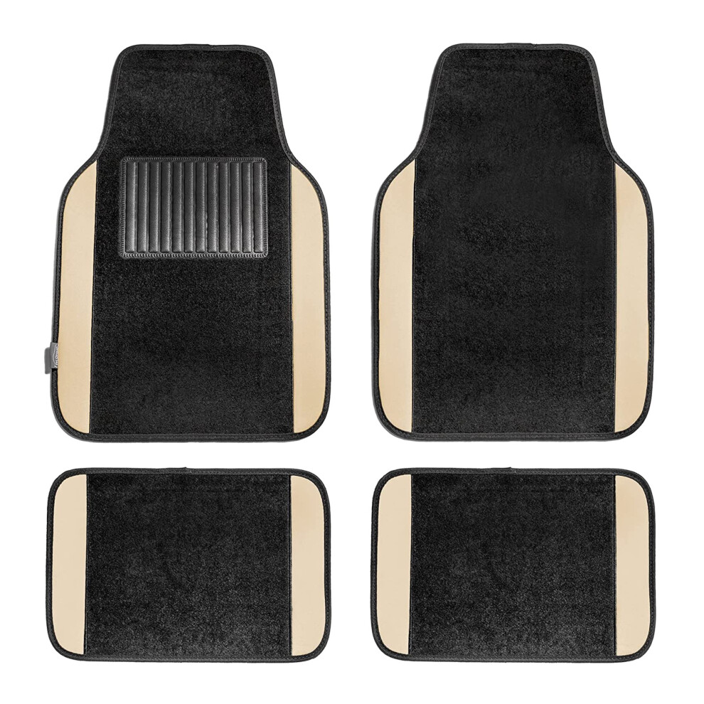 Fh Group Car Floor Mats - Carpet Floor Mats For Cars Universal Fit Automotive Floor Mats All Purpose Car Floor Mats Carpet Protector Mat For Most S 816352022566
