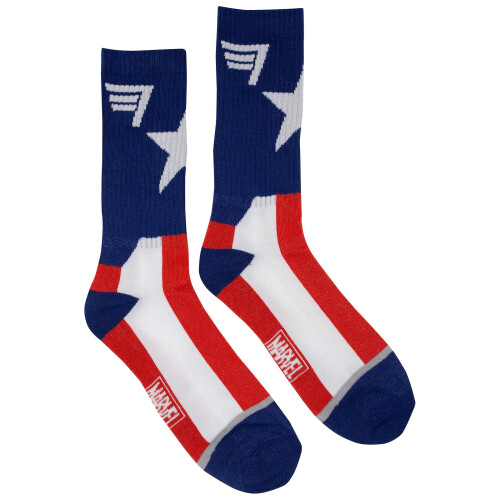 Captain America Suit-Up Athletic Socks 1