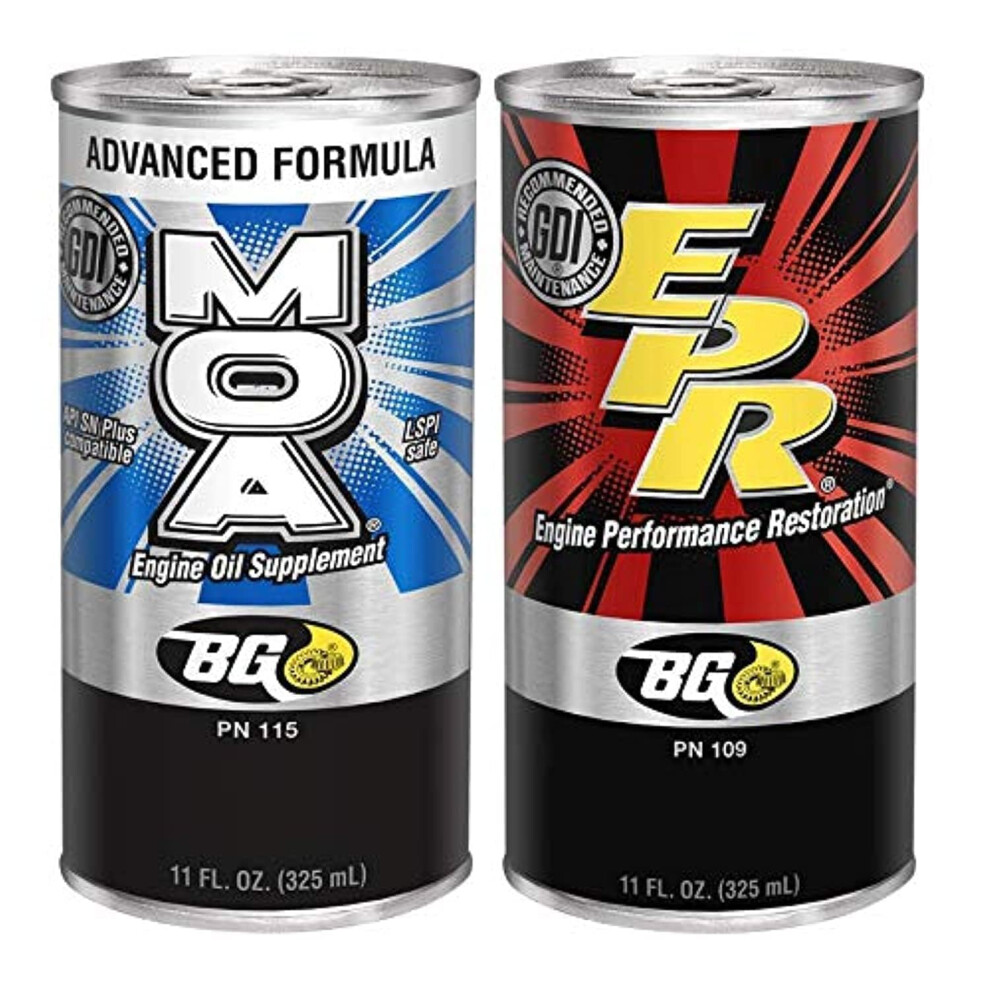 Additif pour huile moteur MOA et EPR de Bg Products, suppl  ment de lubrification, restauration du moteur