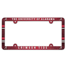 WinCraft NCAA University of Alabama LIC Plate Frame Full Color