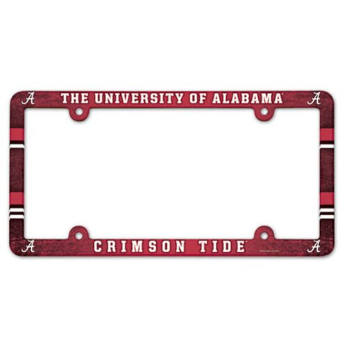 Alabama Crimson Tide Licensplade Ramme - Fuld farve