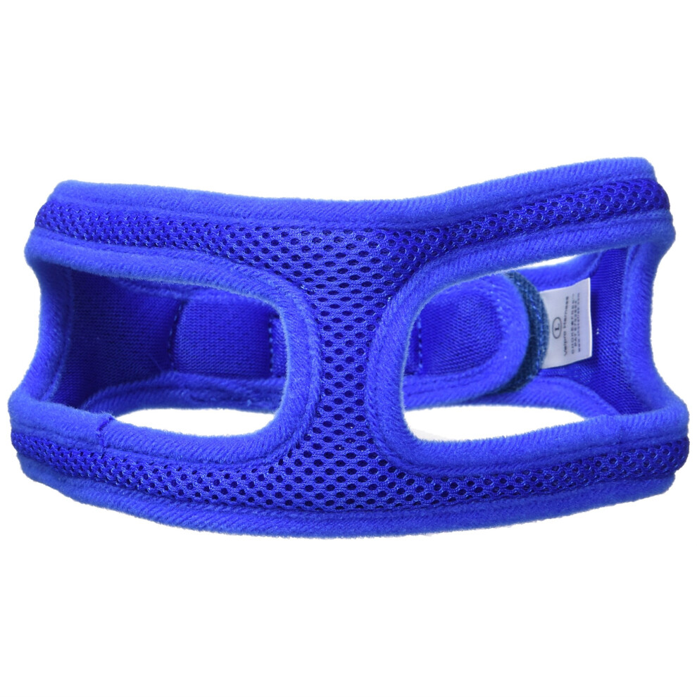 Harnais d'   paule pour animaux ChokeFree Velpro Mesh 18 bleu