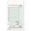 Guest Check Unit Set  Carbonless Duplicate  7 1/4 x 4 1/4  250/Pack 1