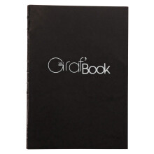 Clairefontaine - Ref 975802C - GRAF Book 360 Raw Binding Book (100 Sheets) - A4 in Size  100gsm Paper  Acid Free  pH Neutral  Portrait Orientation - B