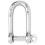 Wichard Self-Locking Long D Shackle - Diameter 8mm - 5/16"" 1