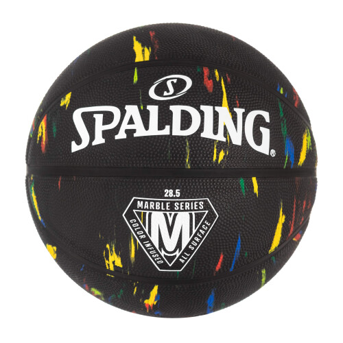 Spalding Palla da Basket Spalding Marble Series Nera Multicolore 28.5"