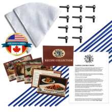 Maple Tapper Maple Sirup Tree Tapping Kit - (10) Spiles (10) 3 'rør (2) 1- QT Maple SAP Filters - BPA Free Food Grade - Fuld instruktioner Opsk