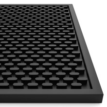 AXIESO Siliconen Barmat - 1/2 Inch Dikke Hittebestendige en Voedselveilige Druppelmat - Morsmatten voor Aanrechtblad - Servicemat voor Keuken Koffieb