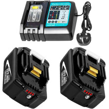 2 Pièces] Powayup Remplacement Pour Makita 18V Batterie Bl1850B