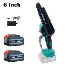 6" Garden Chainsaws Coldless+2x5.5A Battery +Charger-Makita Compatible