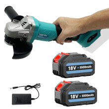 Power 125mm 18V Angle Grinder+2x5.5A Battery+Charger-Makita Compatible