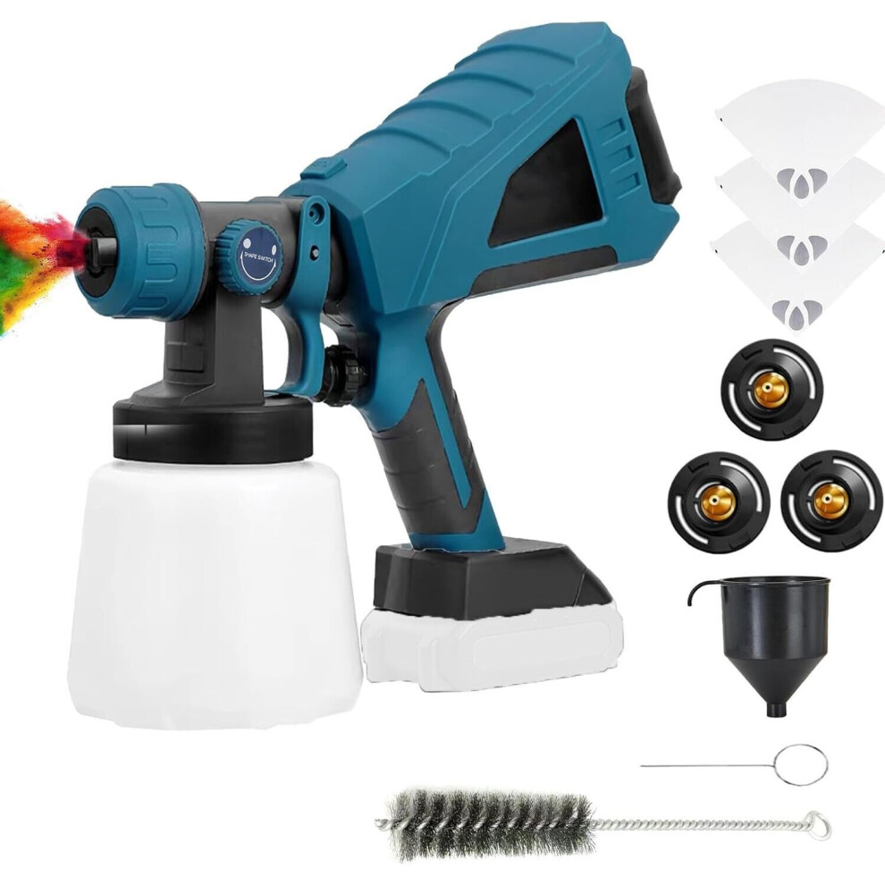Pulvérisateur de peinture amélioré - Pulvérisateur de peinture pour clôture compatible avec la batterie Makita