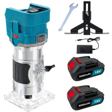 Replace For Makita DRT50ZX4 18v LXT Brushless Cordless Router Trimmer +2xBattery +Charger