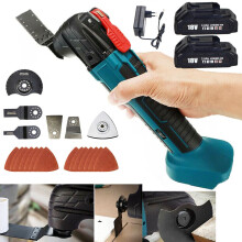 Oscillating Multi Tools Set+2Battery+Charger-Makita Battery Compatible