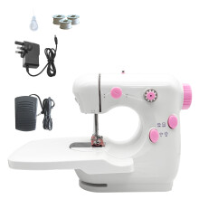 Electric Sewing Machine Portable Mini Pedal Household for Beginner