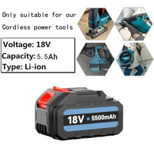 5.5A  Battery 18V Li-ion -Only suitable for our Shop's power tools
