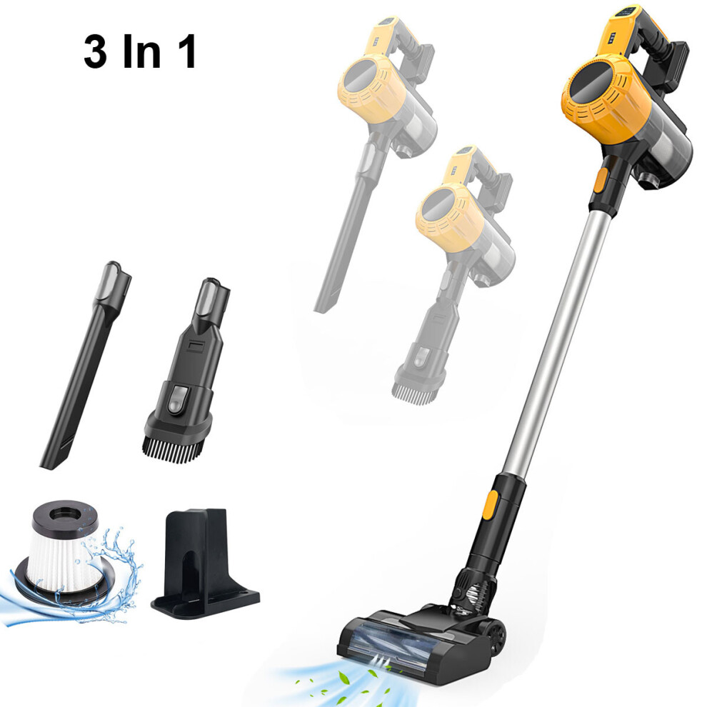 3in1 Cordless Upright Handheld Vacuum Cleaner（No Battery),Compatible with Dewalt Battery