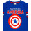 (3-4 Years, Blue) Captain America Boys Shield Long Pyjama Set 4