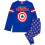 (3-4 Years, Blue) Captain America Boys Shield Long Pyjama Set 5