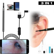 Digital Led Otoskop Ohr Kamera Scope Ohrenschmalz Entfernung Kit Ohrenschmalz Reinigung ToolVQ
