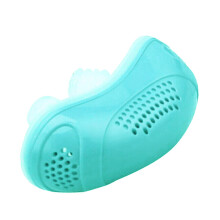 (Grün) Micro Electric CPAP Lärm Anti-Schnarch-Gerät Apnoe Schnarchen Stopper Schlafen Aids