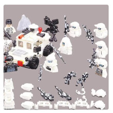 Special Forces Modern Soldier Police Dog SWAT City Figures Weapons Container Building Blocks