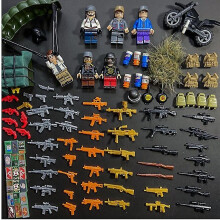 New version Battle building block figurine assembly toy volunteer army US military figurine
