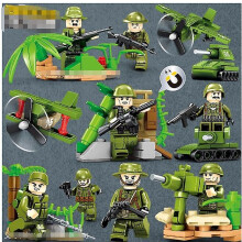New version Military figures police special forces male gifts puzzle puzzles children's toys creative building blocks