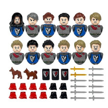 Middle Ages Military Soldier Building Blocks British Navy European War Chinese Qing Dynasty Figures Infantry Knight Weapon Brick