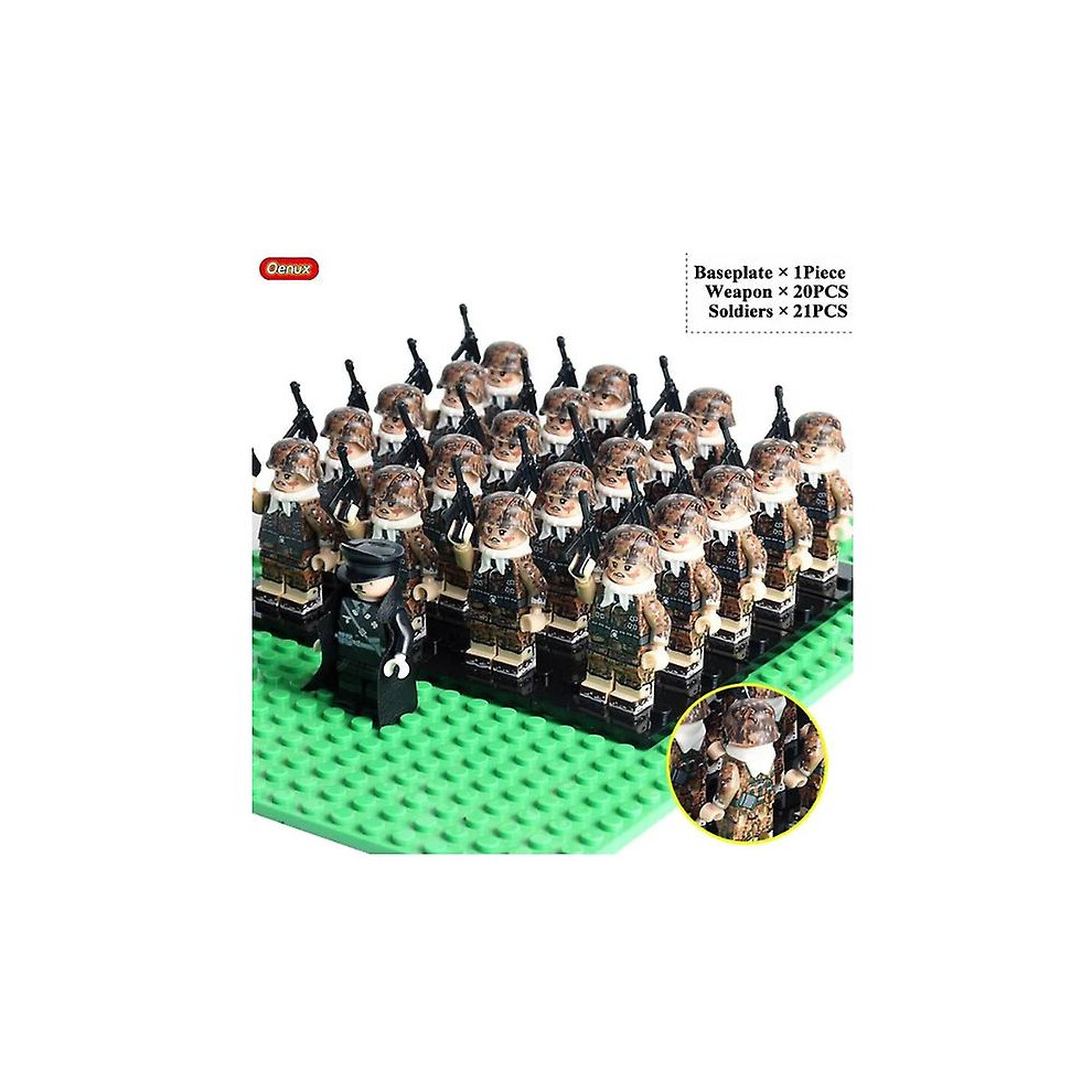 WW2 Mini Soldats de l'Armée Allemande Figurines Petit Bloc de Construction Camion Classique Tank Maquette Bloc Brique