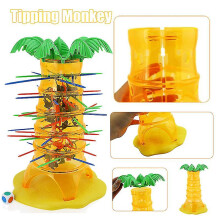 Cod Large Falling Tumbling Monkey Family Toy Climbing Board Game Kids Adults Gift