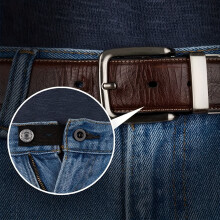 (Black - One Size) 2pcs-Adjustable Pant Belt Waist Extension Buckle