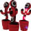(A3)Squid Game Dancing Cactus 120 Song Speaker Talking Voice Repeat plush Cactu Dancer 5