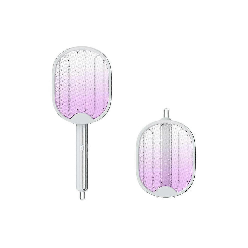 Mosquito Killer Lamp Usb Rechargeable Electric Foldable Mosquito Killer Racket Fly Swatter 3000v Repellent Lamp