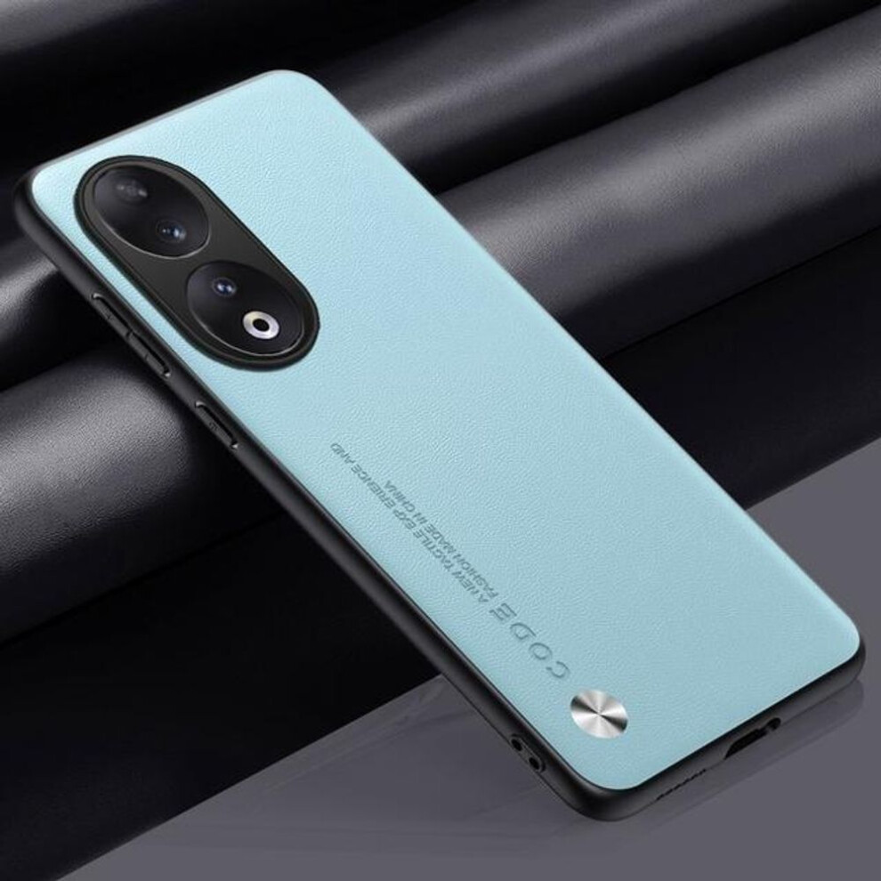 (sky blue, For Honor 80 Pro) Luxury Plain Pu Leather Case For Honor 90 Pro Honor90 Matte Cover Silicone Full Protection Phone Case For Honor 70 Lite 60 50 80 70 Pro Plus 30s