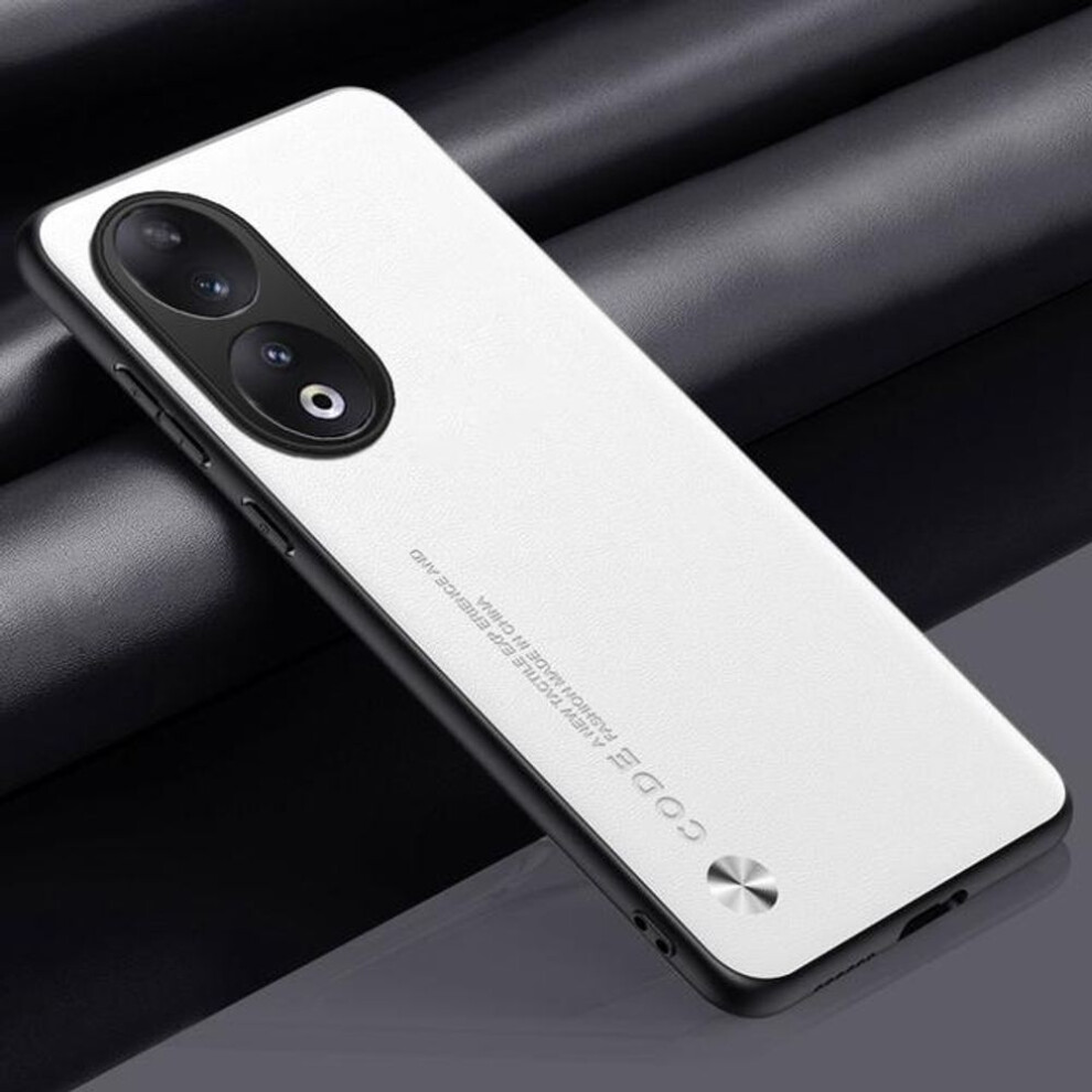 (white, For Honor 20S) Luxury Plain Pu Leather Case For Honor 90 Pro Honor90 Matte Cover Silicone Full Protection Phone Case For Honor 70 Lite 60 50 80 70 Pro Plus 30s