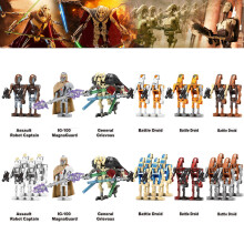 (New Star Wars 26PCS Battle Droids) New Star Wars 48PCS Battle Droids Clone Troopers Minifigures Gift Fit Lego