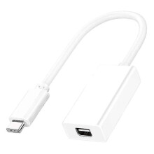 Thunderbolt 3 Usb 3.1 To 2 Adapter Cable for Windows Mac Os Bh White