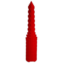 (Red, One size) New Upgraded Hotdogger, Hot Dog Bun Driller Perfect for Grilling and BBQ, Ideal Size
