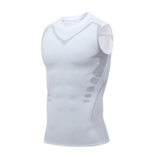 (XL, White) New Arrive Ionic Shaping Vest, 2025 New Version Ionic Shaping Vest, Slimming, Perfect Body