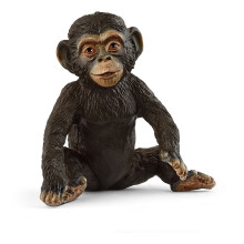 SCHLEICH Wild Life Chimpanzee Cub Toy Figure - 14884