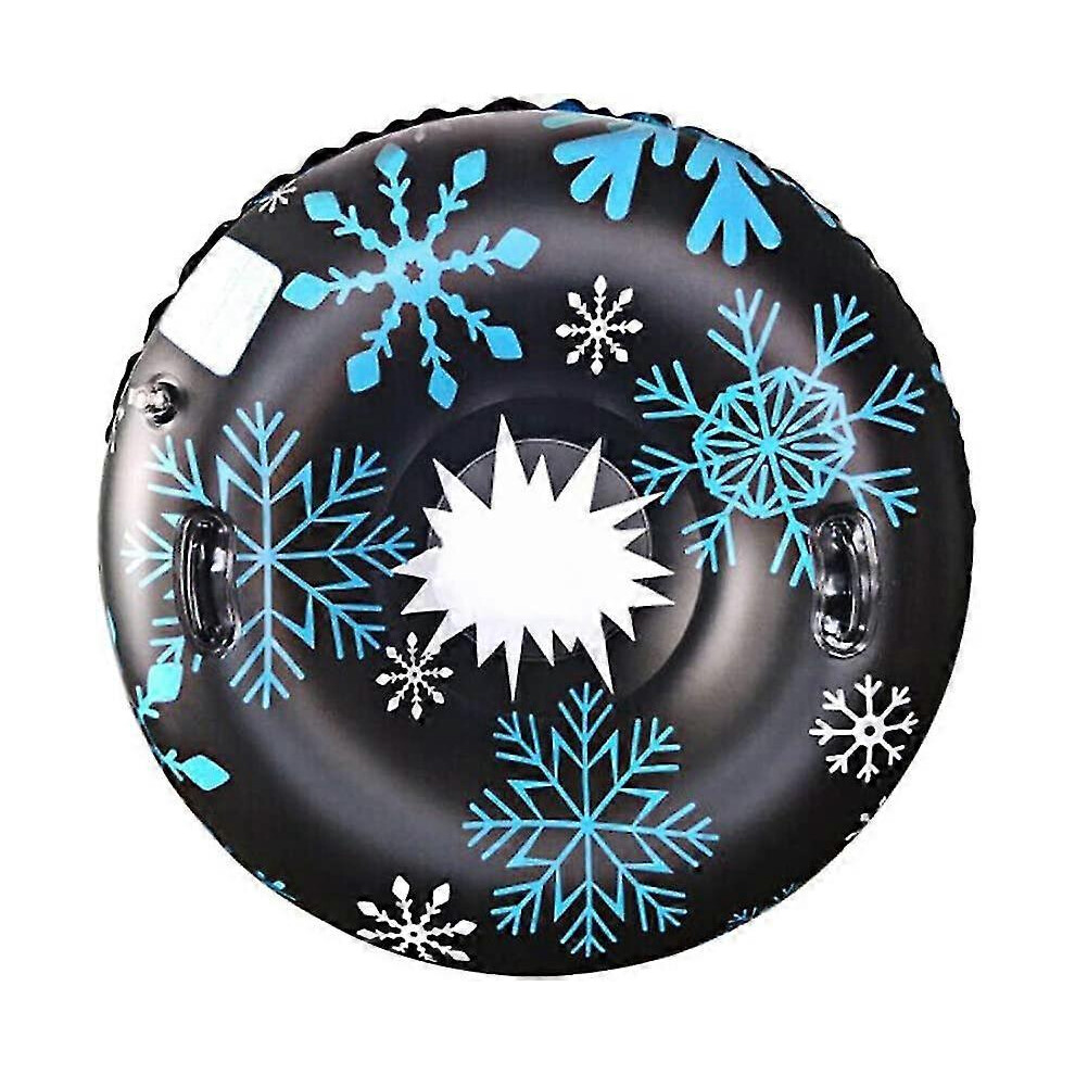 Inflatable Sled for Adults, Heavy Duty Inflatable Snow Tube with Handles