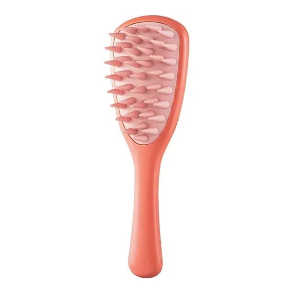 (red) Long Handle Silicone Scalp Massage Comb Scalp Massager Hair Growth Hair Shampoo Brush For Scalp Exfoliator Body Scrubber Hair Accessories