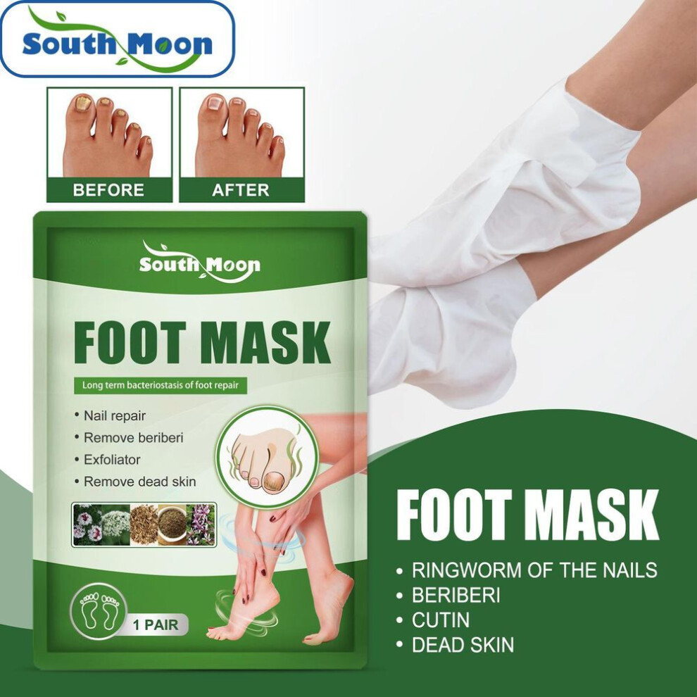 (as the picture) 1pcs Nail Repair Foot Mask Foot Mask Nail Repair Grey Nail Shine Nail Dry Cracked Foot Dead Skin Removal