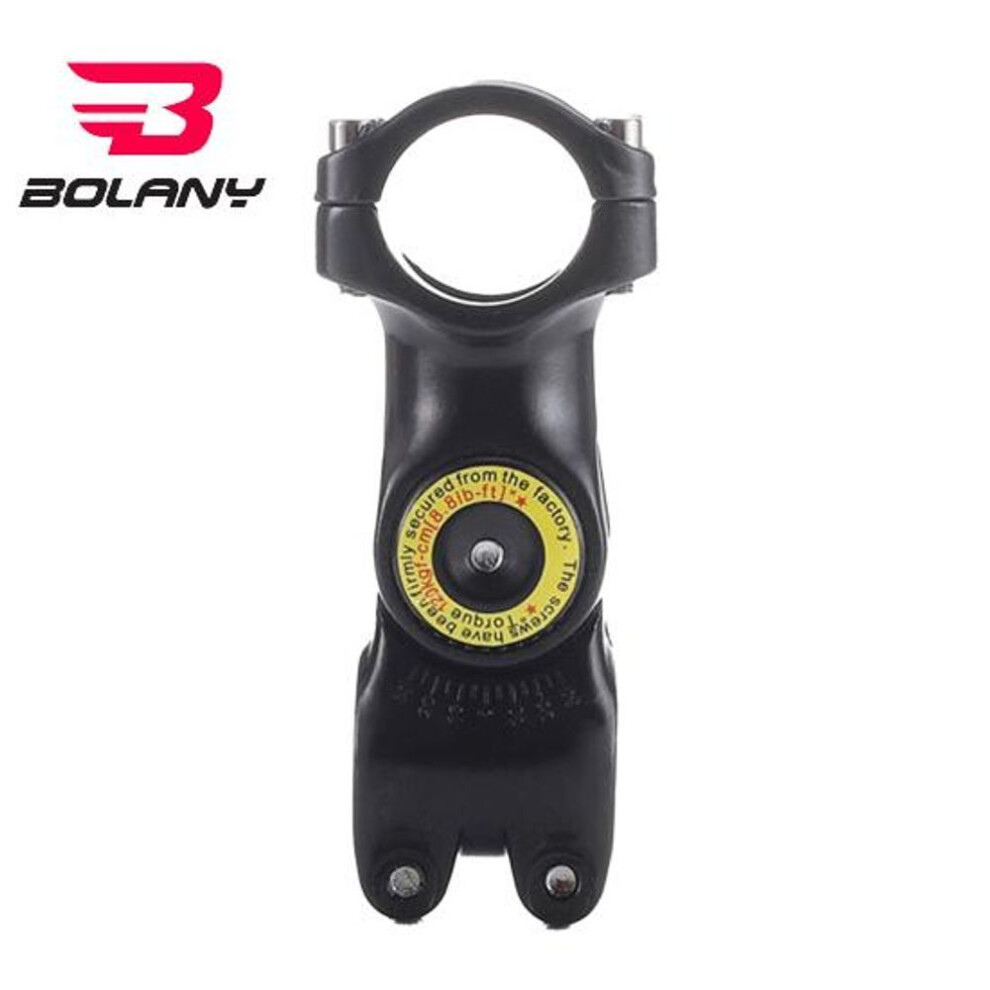 (black) 28.6/31.8 Bike Handlebar Stem High Strength Multi-use Angle Adjustment Easy Installation Repair Bike Accessory