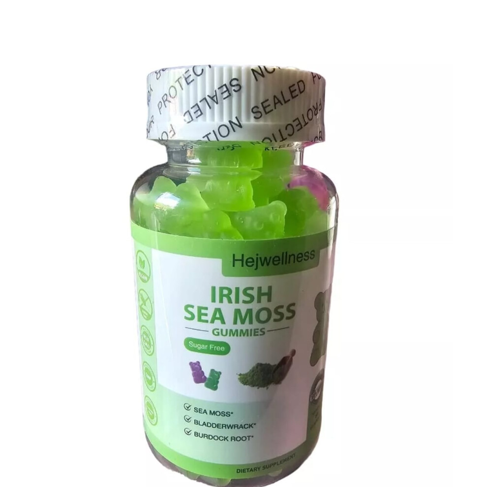 New Aayans Sea Moss Complex Gummies With Bladderwrack & Burdock - Mineral-Rich Immune Support For Daily Wellness