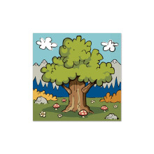 Beistle Woodland Friends Luncheon-Servietten
