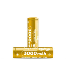 2x Vapcell U30 18650 3000mAh 30A 3.7V Battery