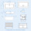 NES Home Nes Home 800mm Wall Hung Blue Drawers Basin Vanity Black Frame & Handle 8